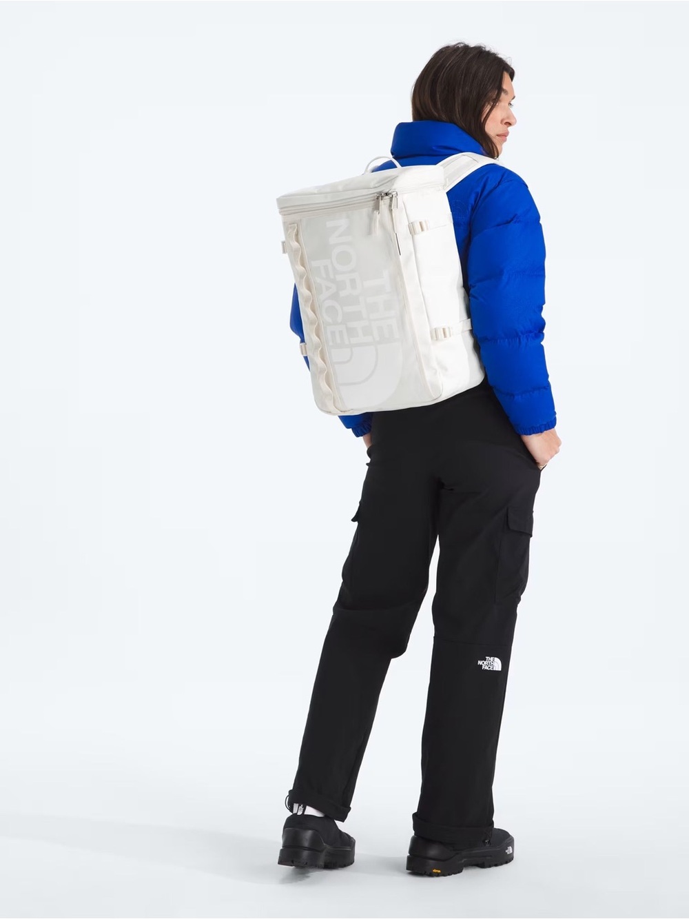 The North Face White Roll-Top Style Backpack - Picture 4 of 5